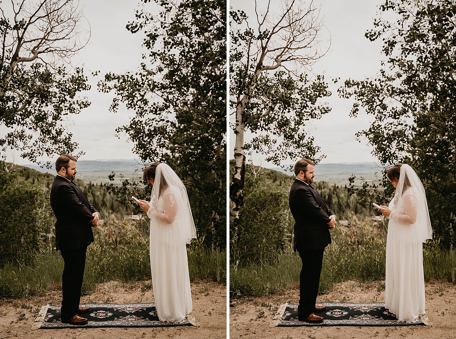 Rustic Colorado Elopement Ceremony by Krystal Capone Photography