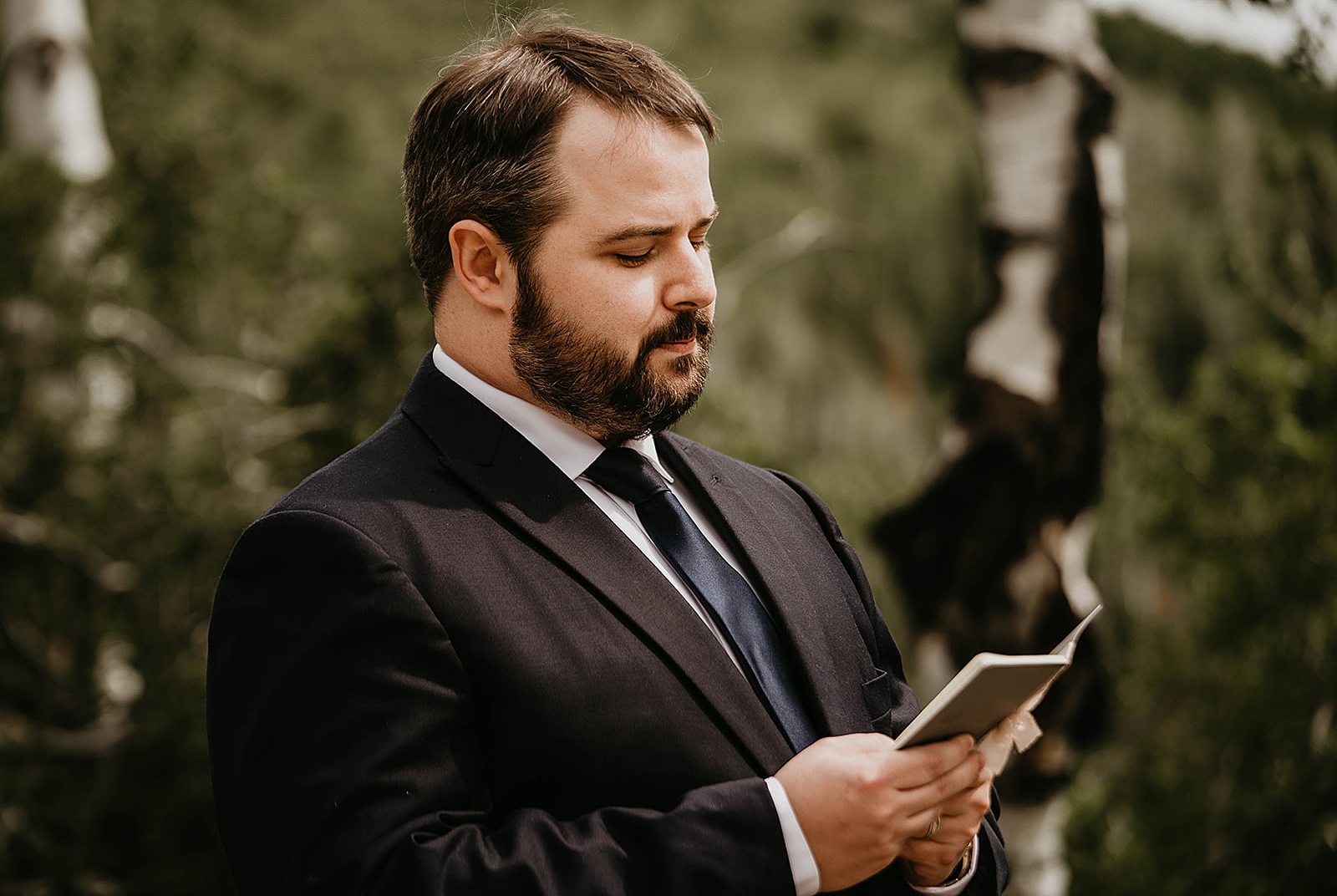 Rustic Colorado Elopement Ceremony by Krystal Capone Photography