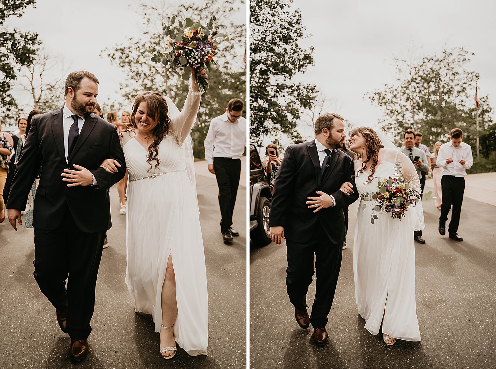 Rustic Colorado Elopement Ceremony Just Married by Krystal Capone Photography