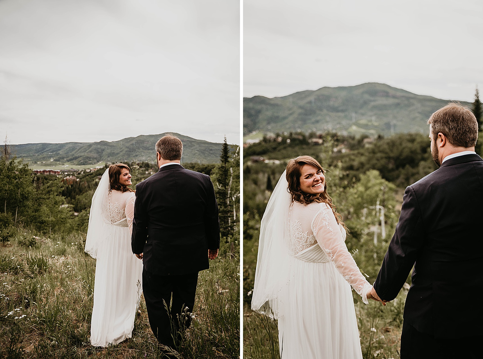 Rustic Colorado Elopement Bride and Groom Portraits by Krystal Capone Photography