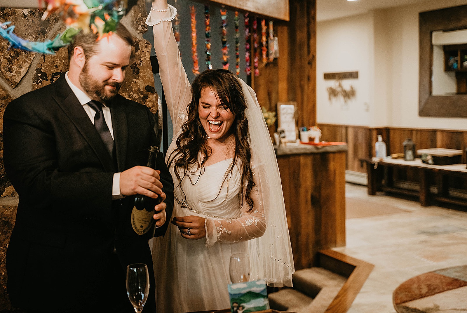 Rustic Colorado Elopement Reception by Krystal Capone Photography