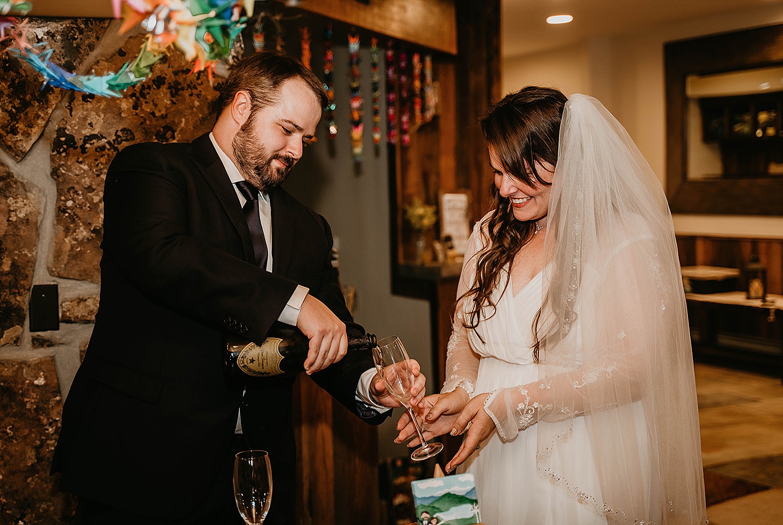 Rustic Colorado Elopement Reception by Krystal Capone Photography