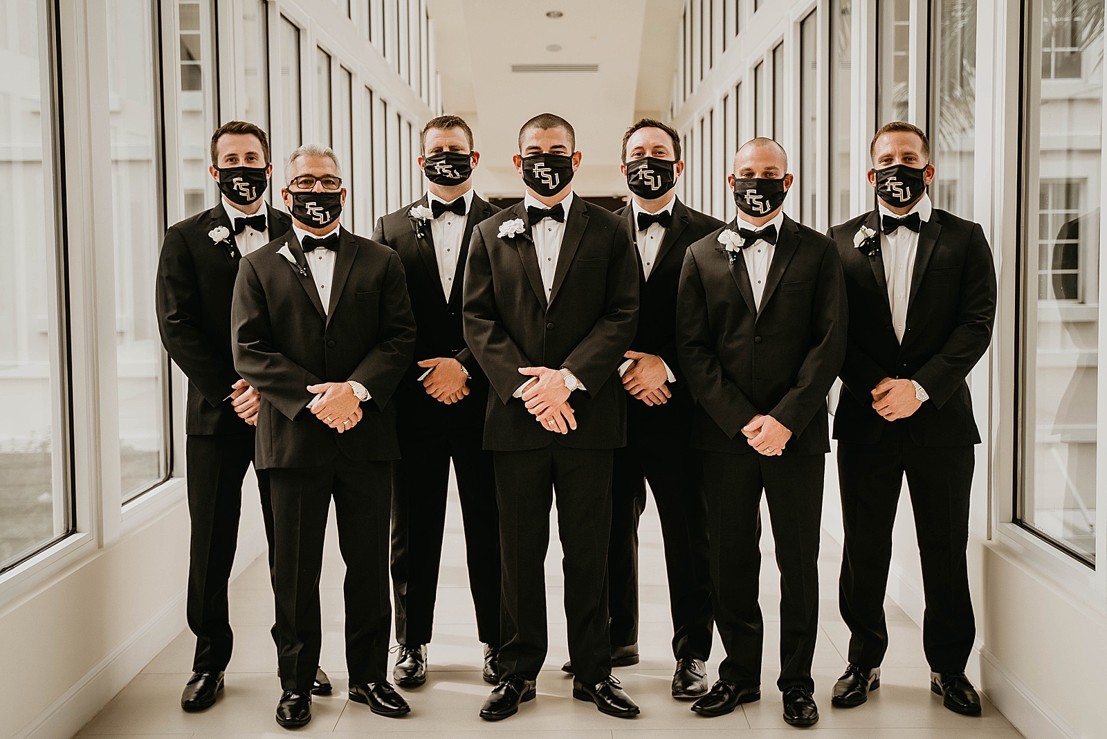 Romantic Church Wedding During COVID-19 captured by West Palm Beach Wedding Photographer, Krystal Capone Photography