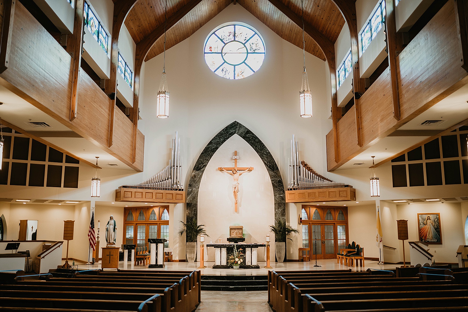 Romantic Church Wedding During COVID-19 captured by West Palm Beach Wedding Photographer, Krystal Capone Photography
