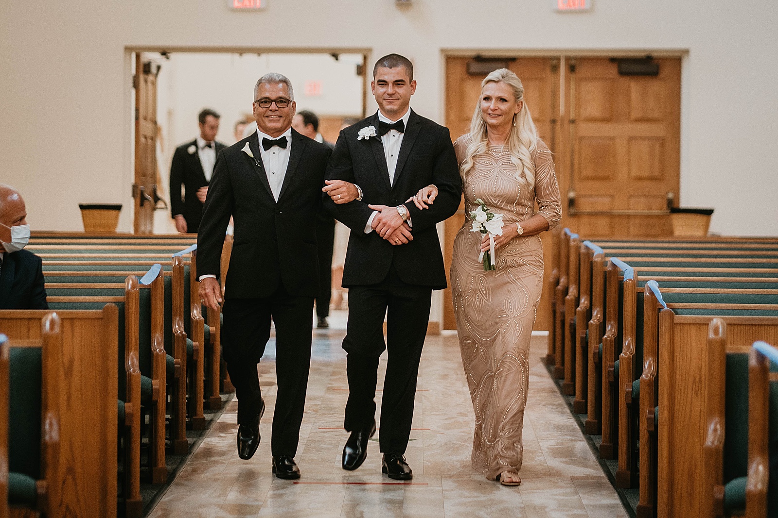 Romantic Church Wedding During COVID-19 captured by West Palm Beach Wedding Photographer, Krystal Capone Photography