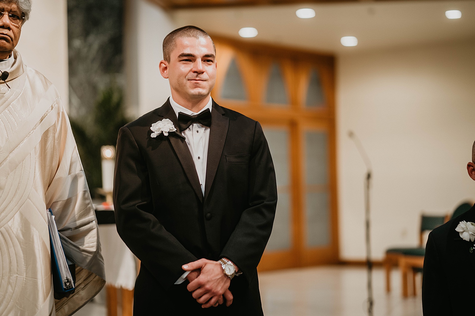 Romantic Church Wedding During COVID-19 captured by West Palm Beach Wedding Photographer, Krystal Capone Photography