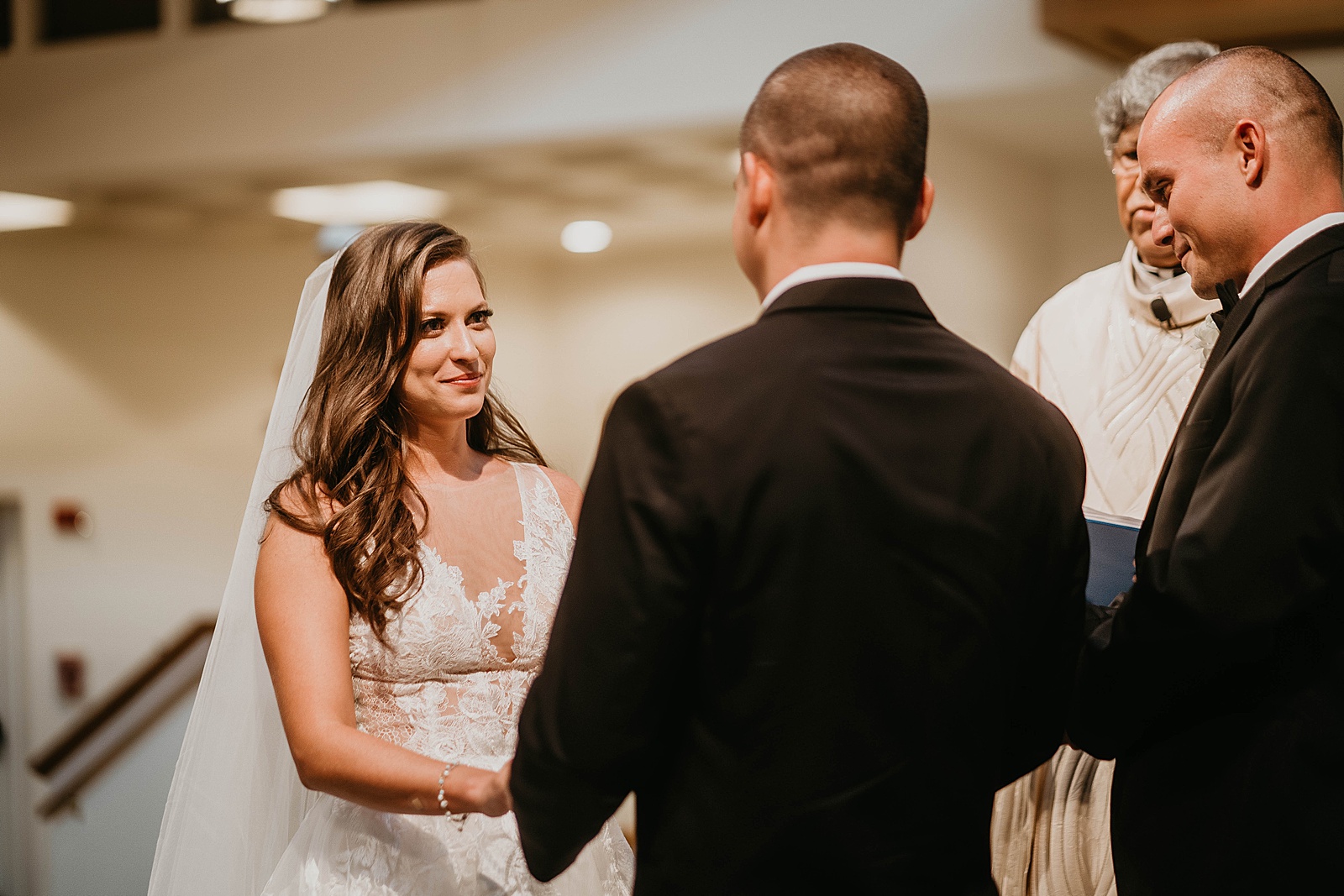 Romantic Church Wedding During COVID-19 captured by West Palm Beach Wedding Photographer, Krystal Capone Photography