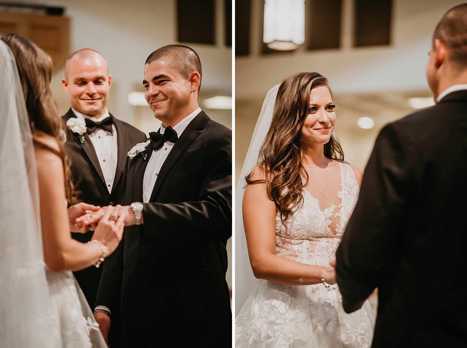 Romantic Church Wedding During COVID-19 captured by West Palm Beach Wedding Photographer, Krystal Capone Photography