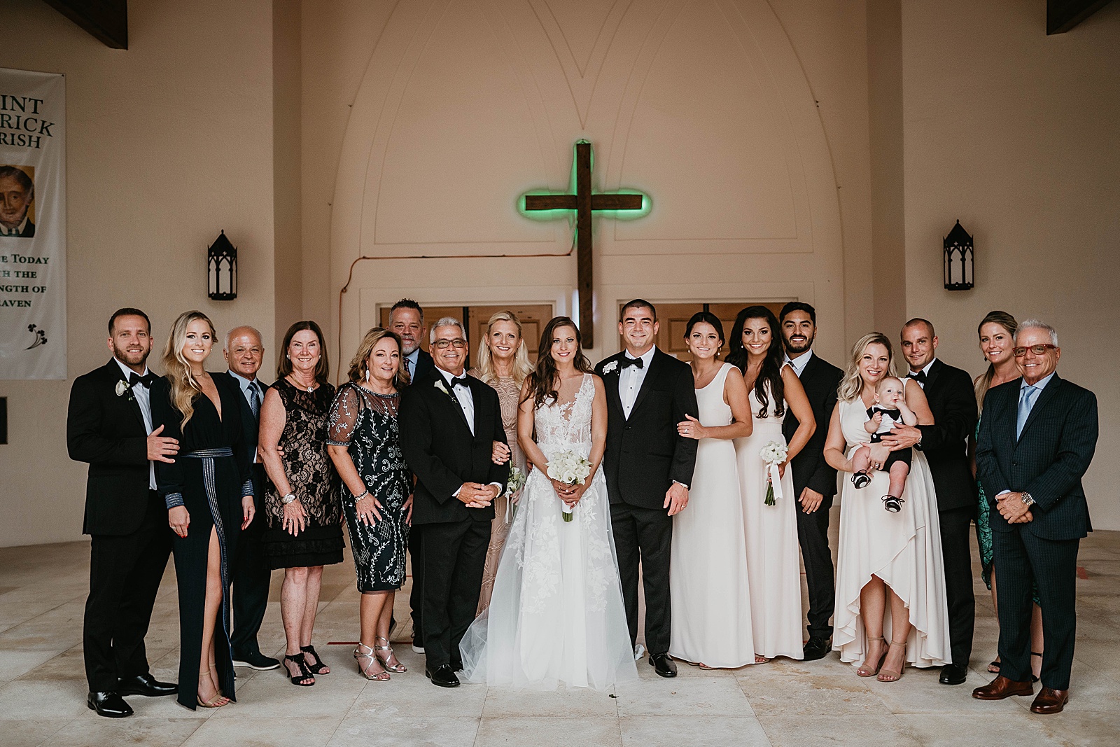 Romantic Church Wedding During COVID-19 captured by West Palm Beach Wedding Photographer, Krystal Capone Photography