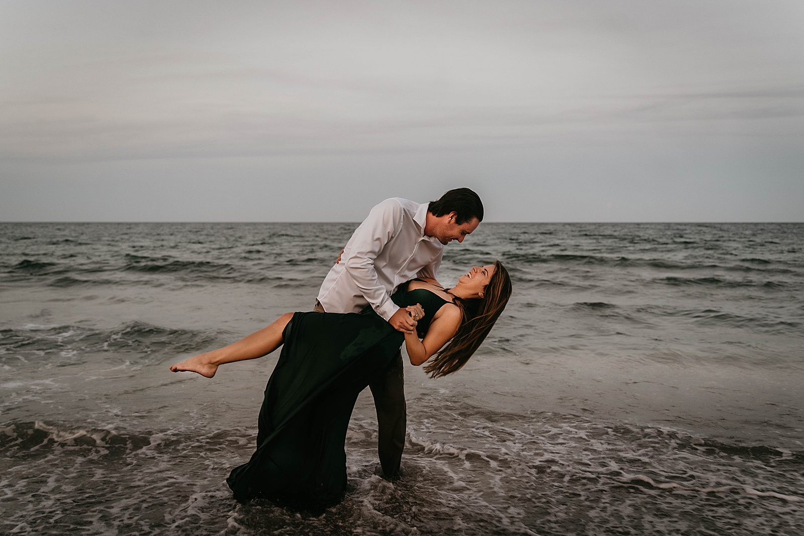Juno Beach Engagement Photos captured by South Florida Engagement Photographer, Krystal Capone Photography