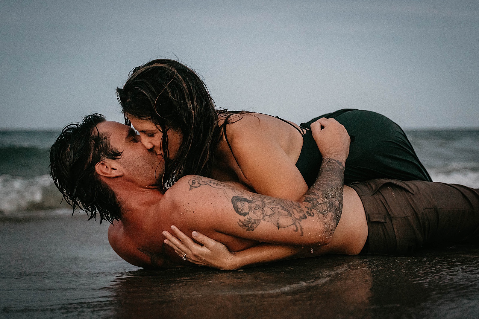 Juno Beach Engagement Photos captured by South Florida Engagement Photographer, Krystal Capone Photography