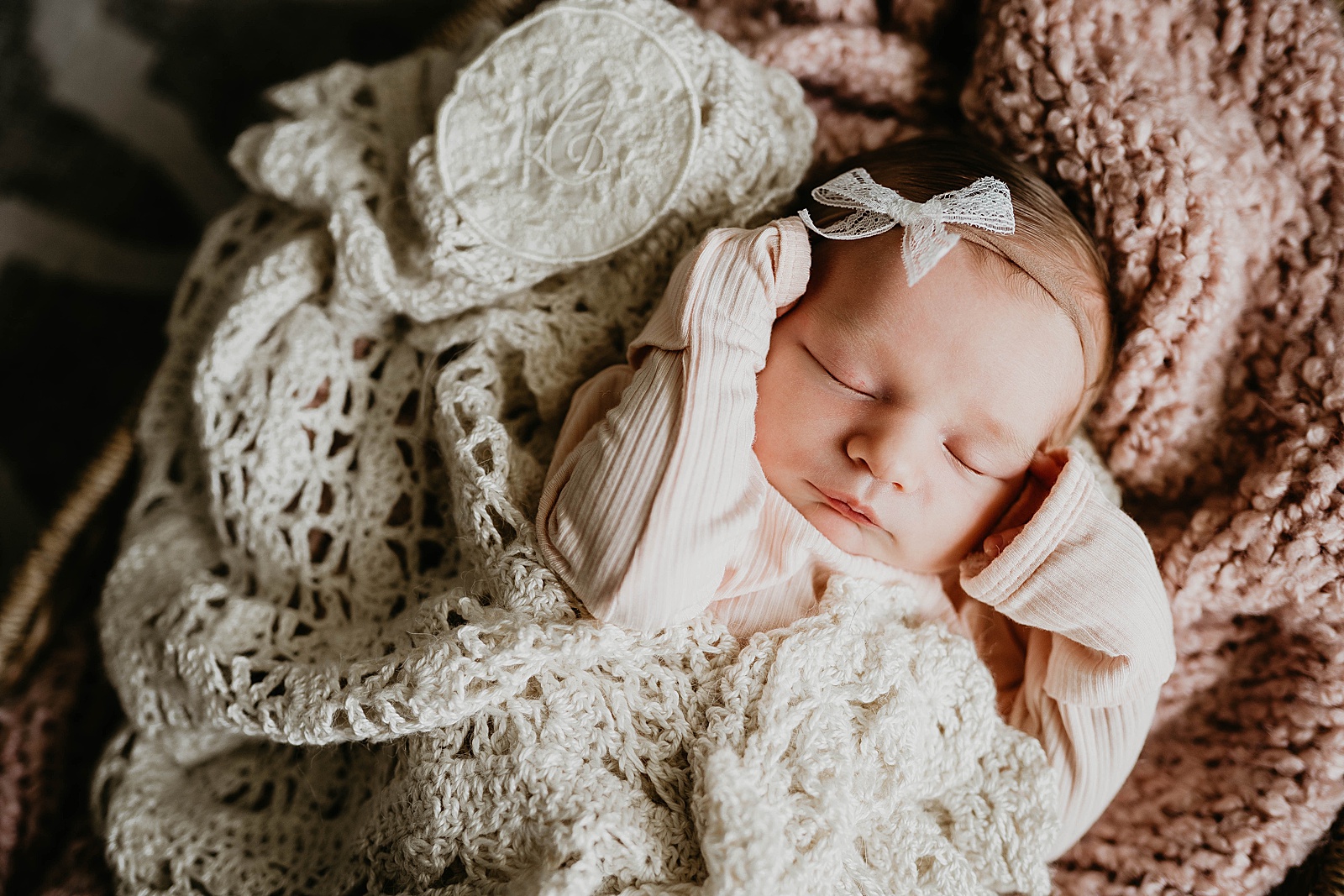 South Florida In Home Newborn Family Photos captured by South Florida Family Photographer, Krystal Capone Photography