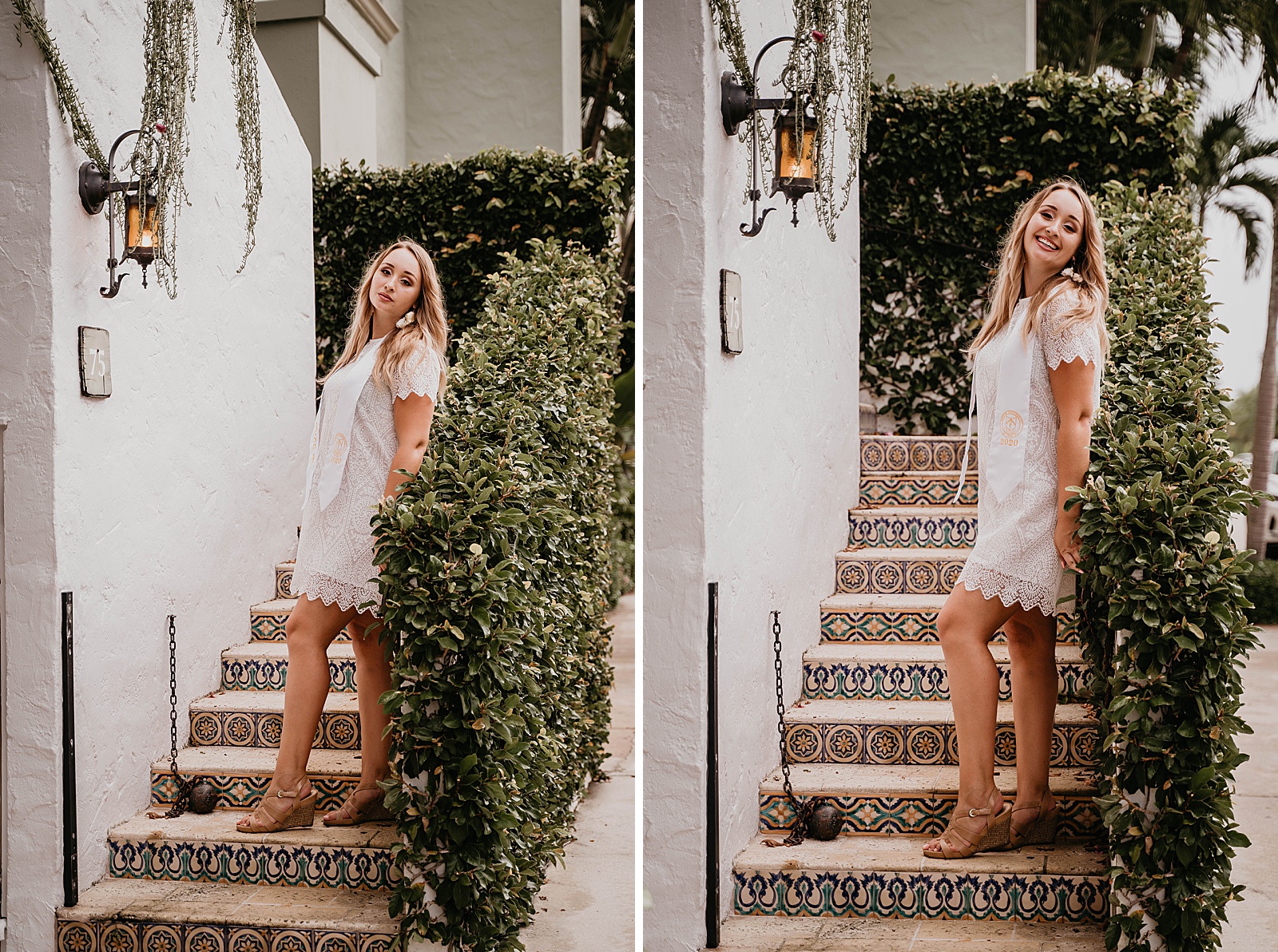 Worth Ave Graduation Photos captured by South Florida Portrait Photographer, Krystal Capone Photography