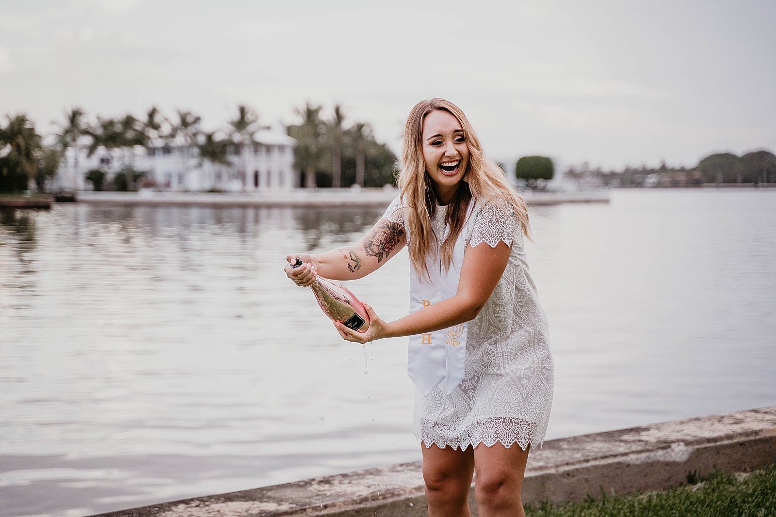 Worth Ave Graduation Photos captured by South Florida Portrait Photographer, Krystal Capone Photography