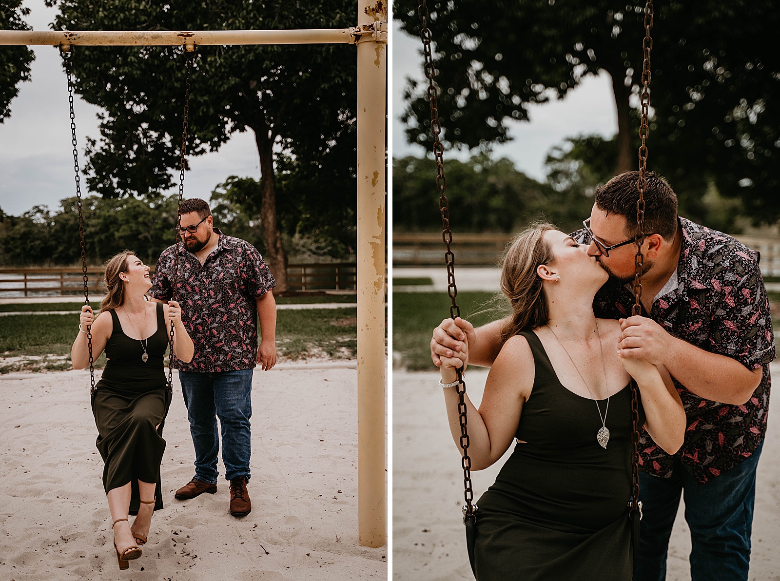 Delray Beach, Florida Engagement Photos taken by South Florida Engagement Photographer, Krystal Capone Photography