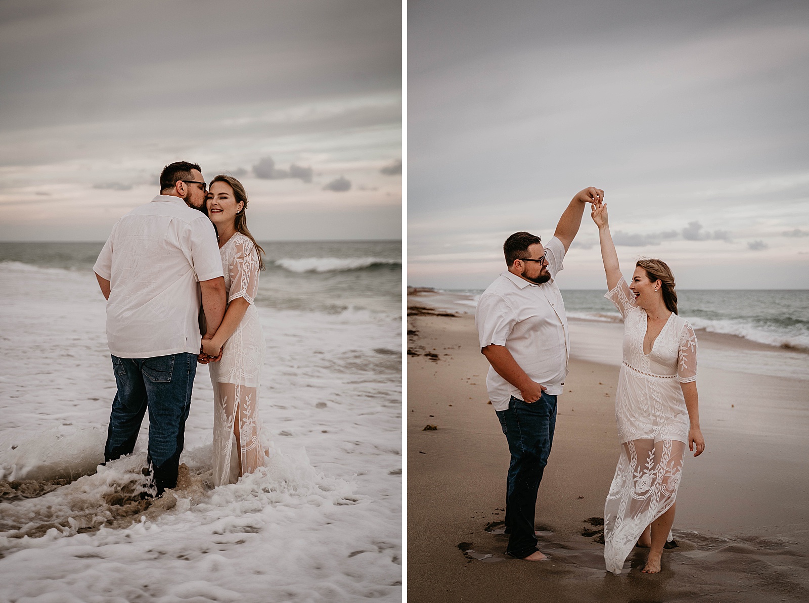 Delray Beach, Florida Engagement Photos taken by South Florida Engagement Photographer, Krystal Capone Photography