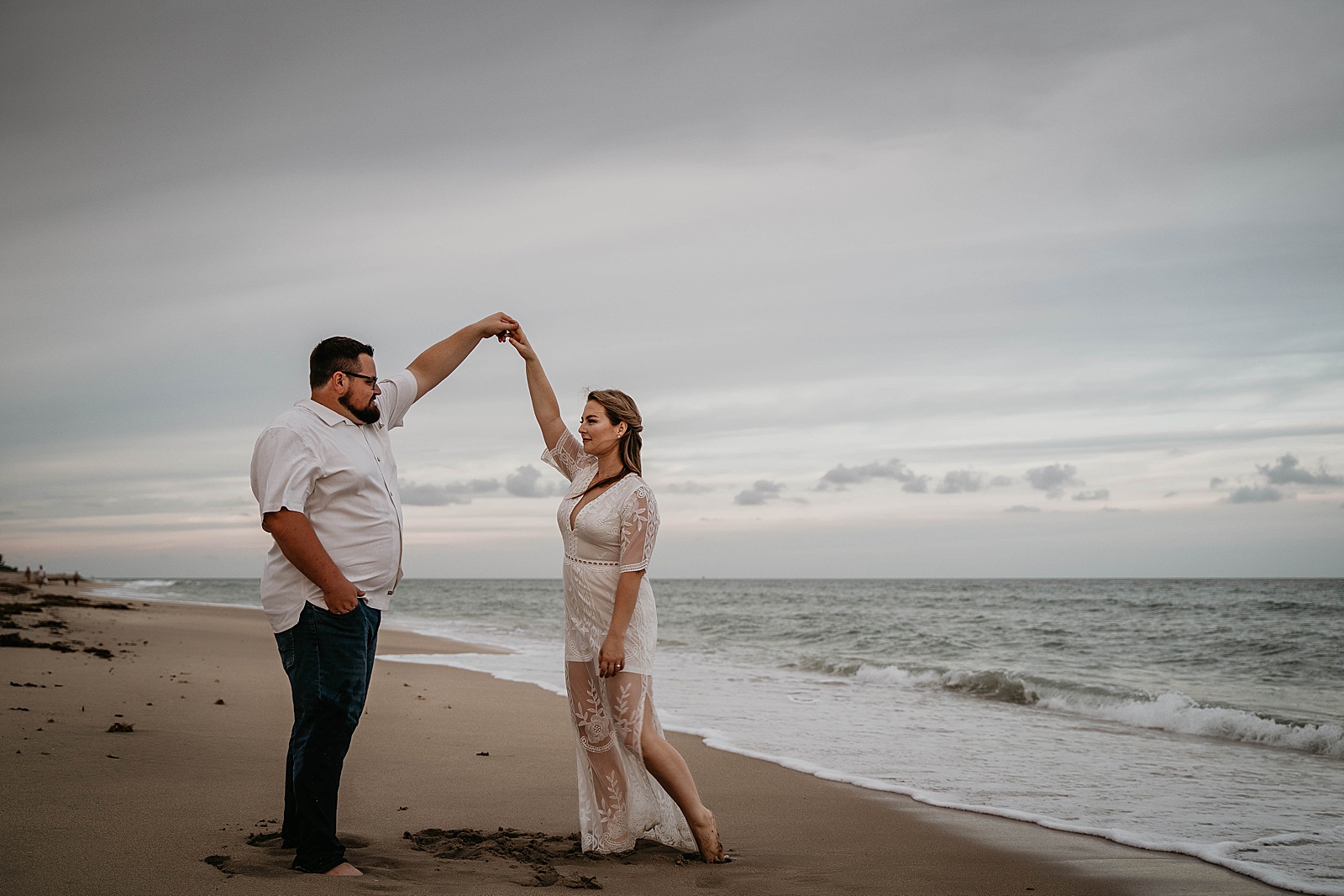 Delray Beach, Florida Engagement Photos taken by South Florida Engagement Photographer, Krystal Capone Photography