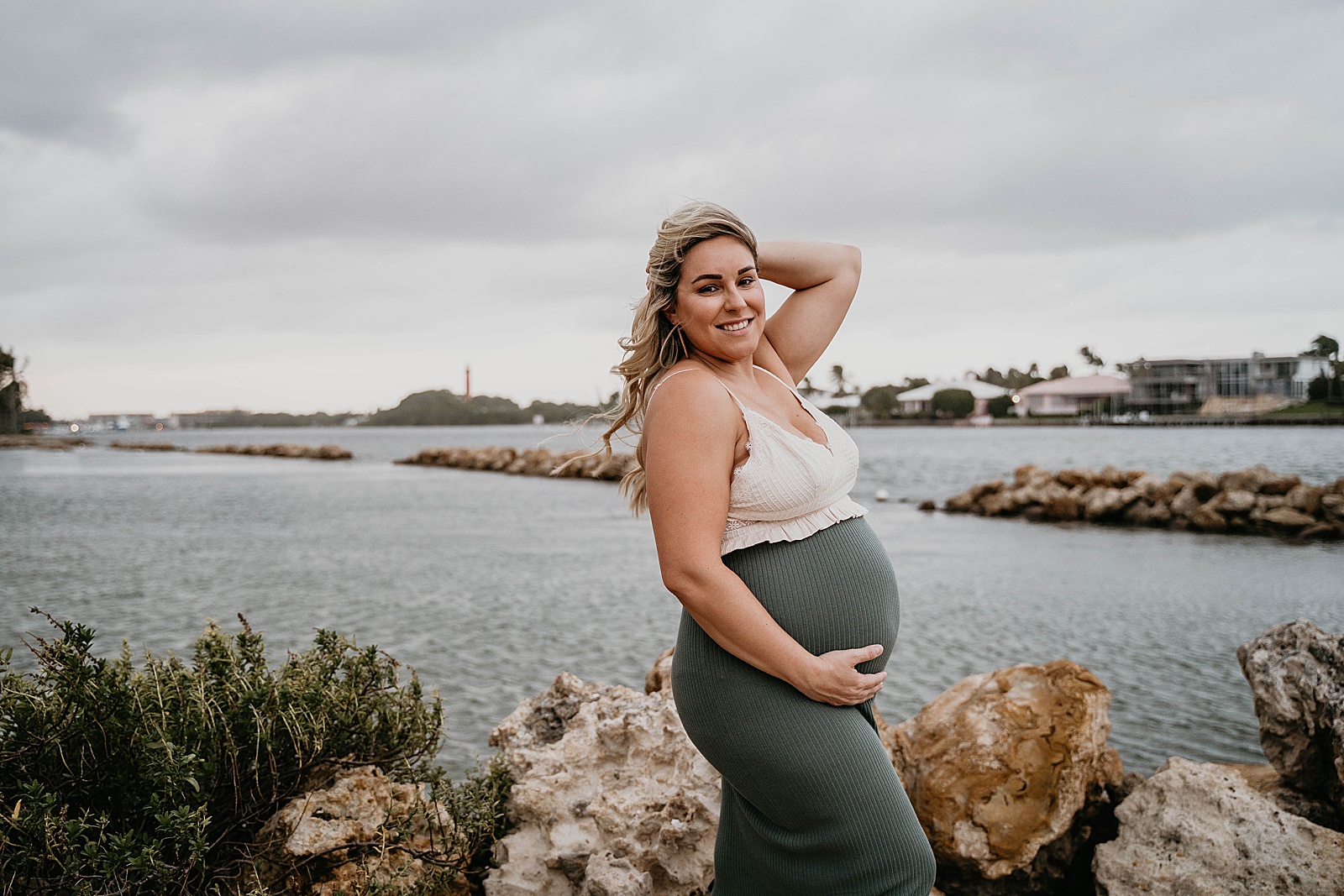 Dubois Park Maternity Family Photos by South Florida Lifestyle Photographer, Krystal Capone Photography