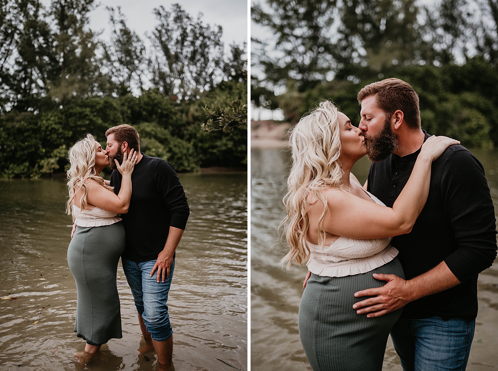 Dubois Park Maternity Family Photos by South Florida Lifestyle Photographer, Krystal Capone Photography