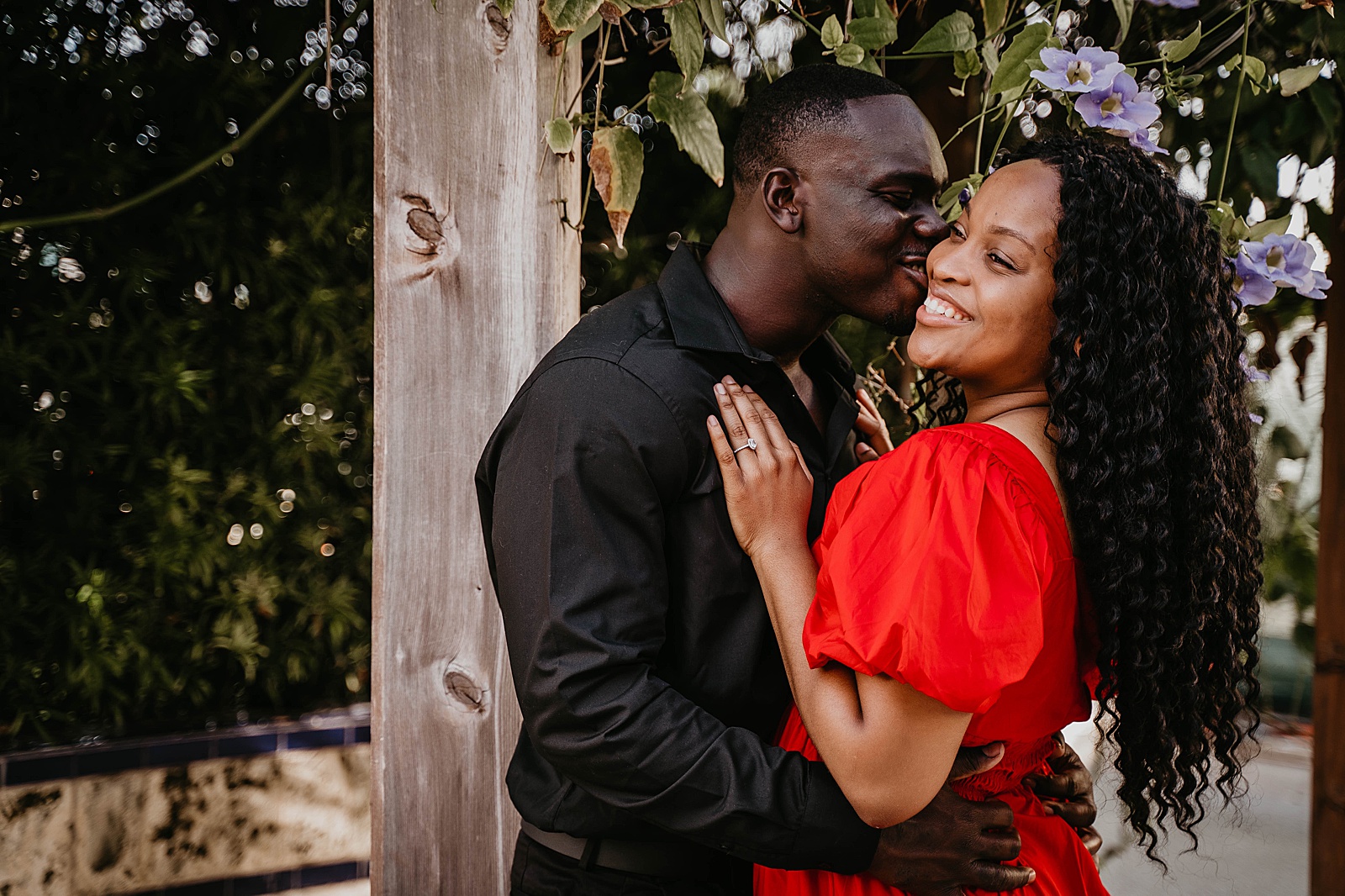 Colorful Worth Ave, Palm Beach Engagement Photos taken by South Florida Engagement Photographer, Krystal Capone Photography
