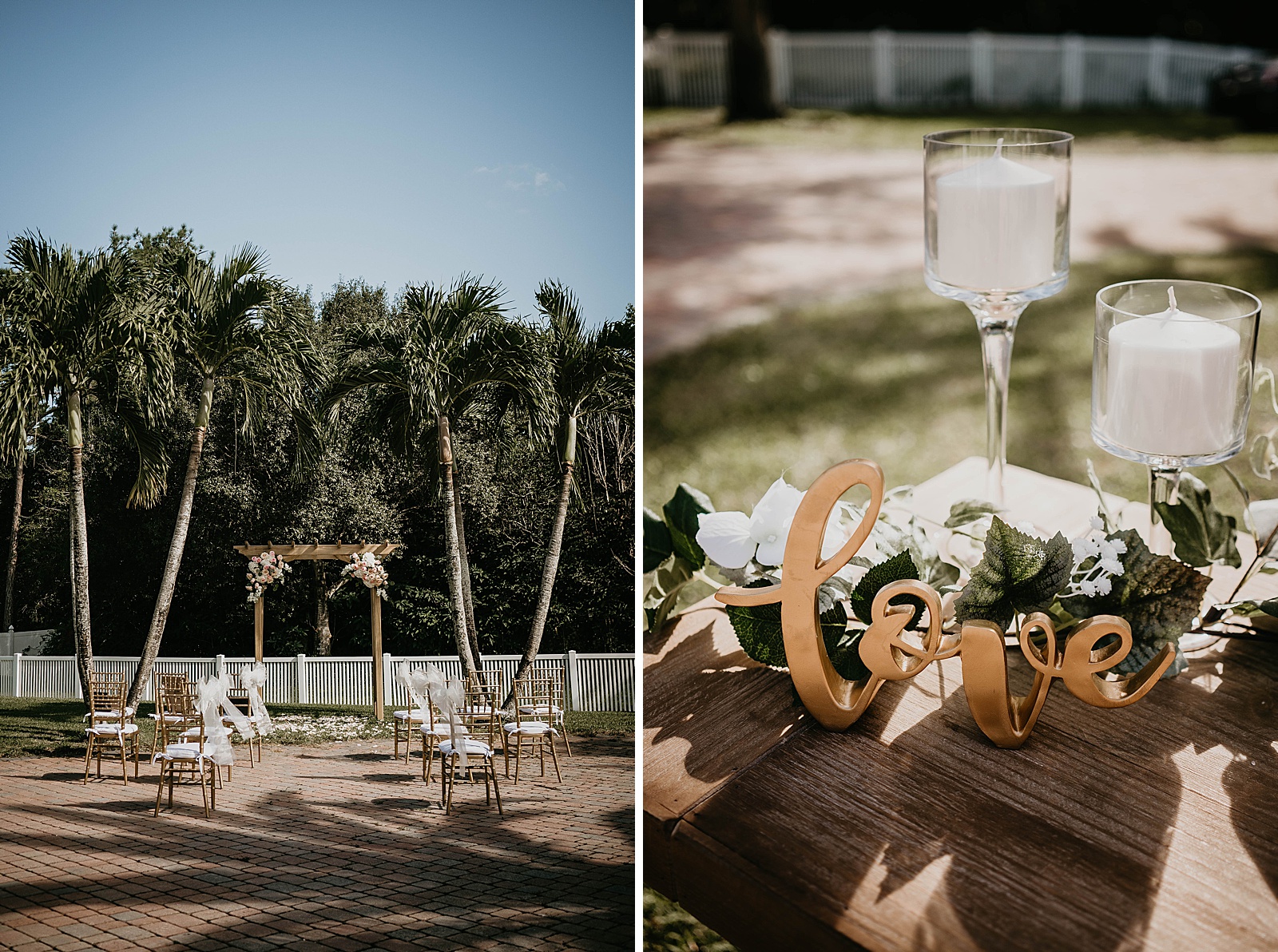 South Florida Backyard Elopement Photos by Krystal Capone Photography