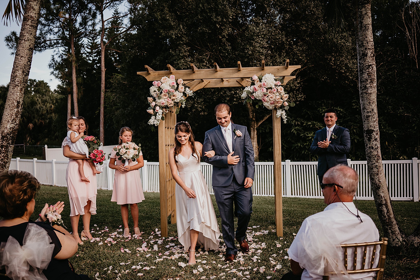 South Florida Backyard Elopement Photos by Krystal Capone Photography