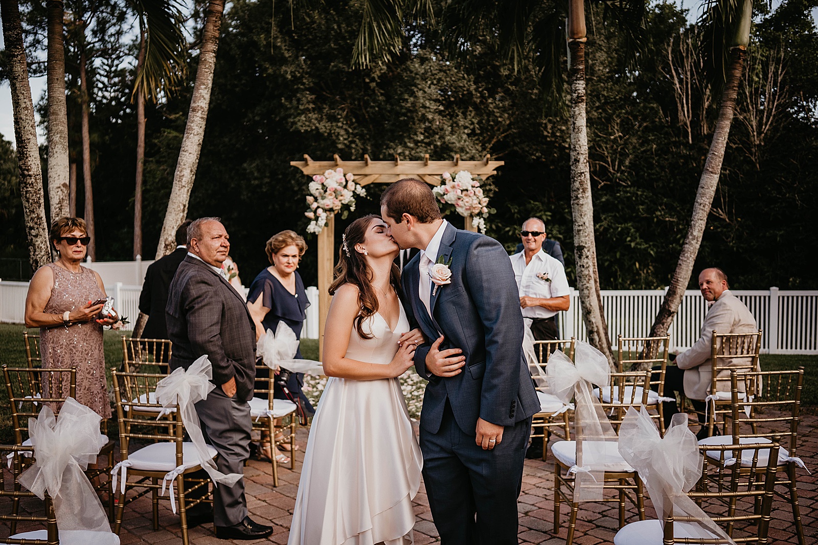 South Florida Backyard Elopement Photos by Krystal Capone Photography