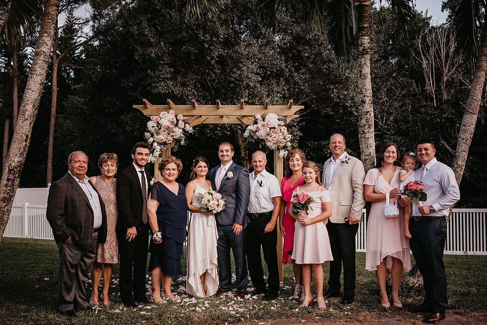 South Florida Backyard Elopement Photos by Krystal Capone Photography