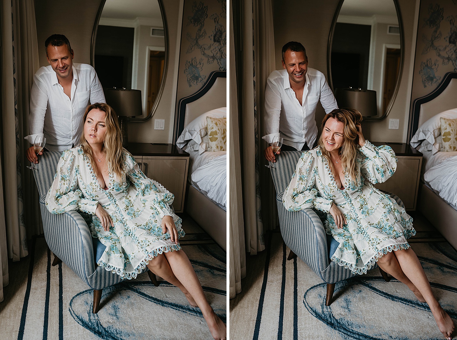 Steamy anniversary photos captured by South Florida couples photographer, Krystal Capone Photography