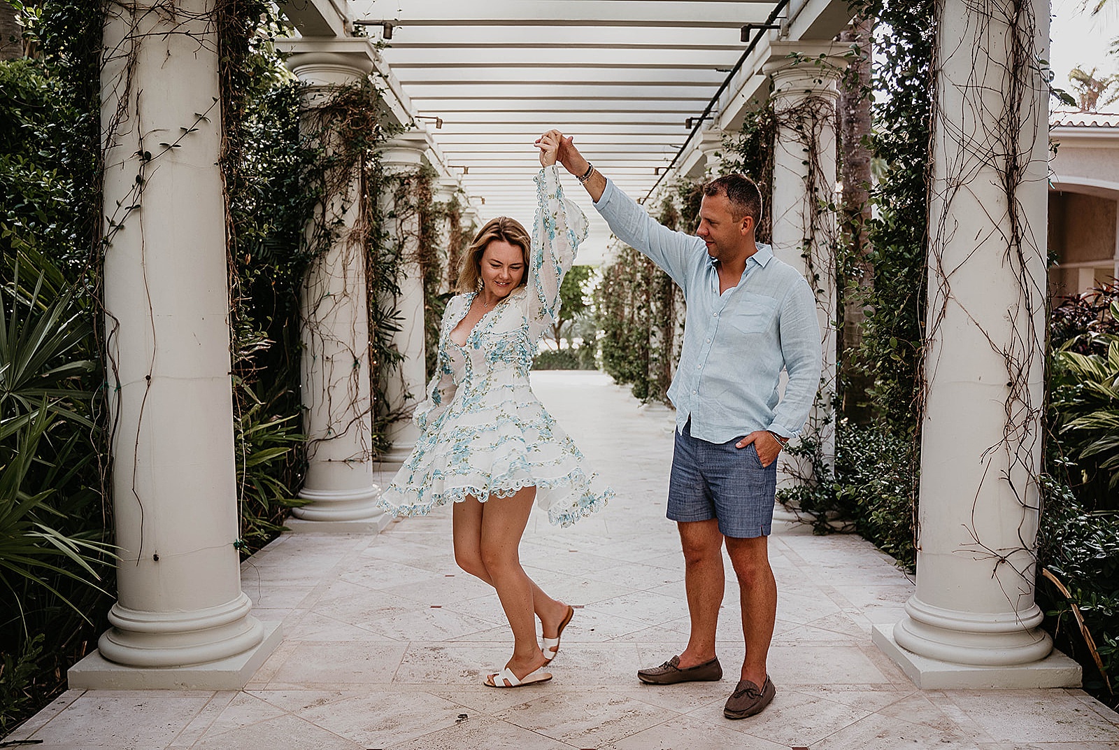 Steamy anniversary photos captured by South Florida couples photographer, Krystal Capone Photography