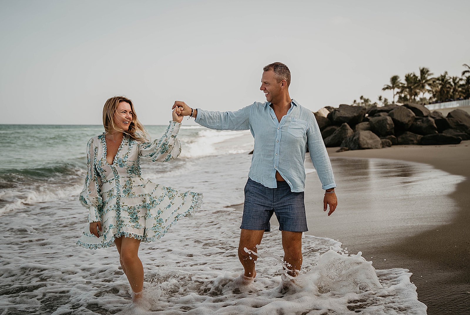 Steamy anniversary photos captured by South Florida couples photographer, Krystal Capone Photography