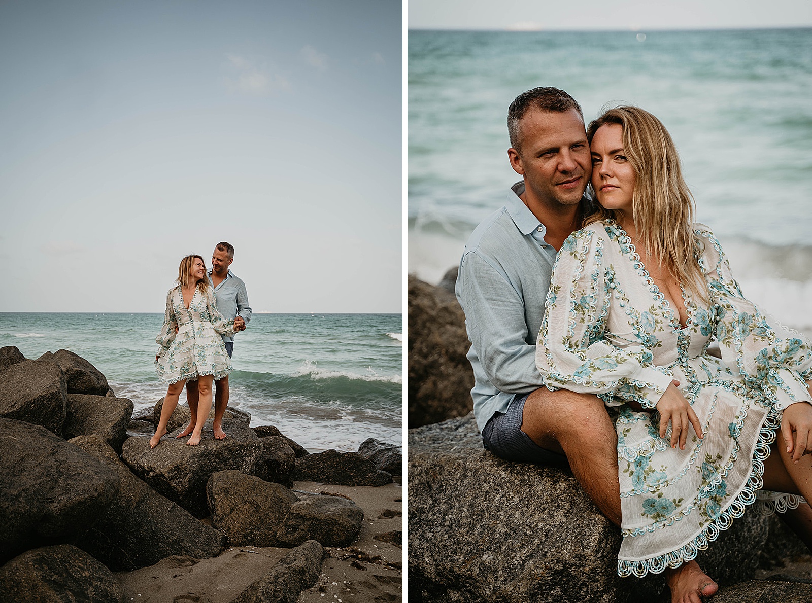 Steamy anniversary photos captured by South Florida couples photographer, Krystal Capone Photography