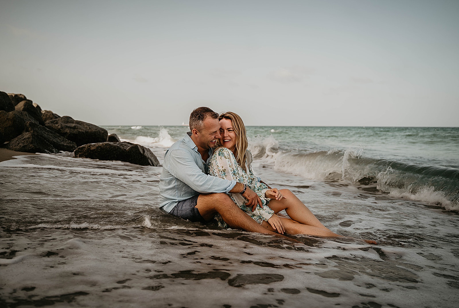 Steamy anniversary photos captured by South Florida couples photographer, Krystal Capone Photography