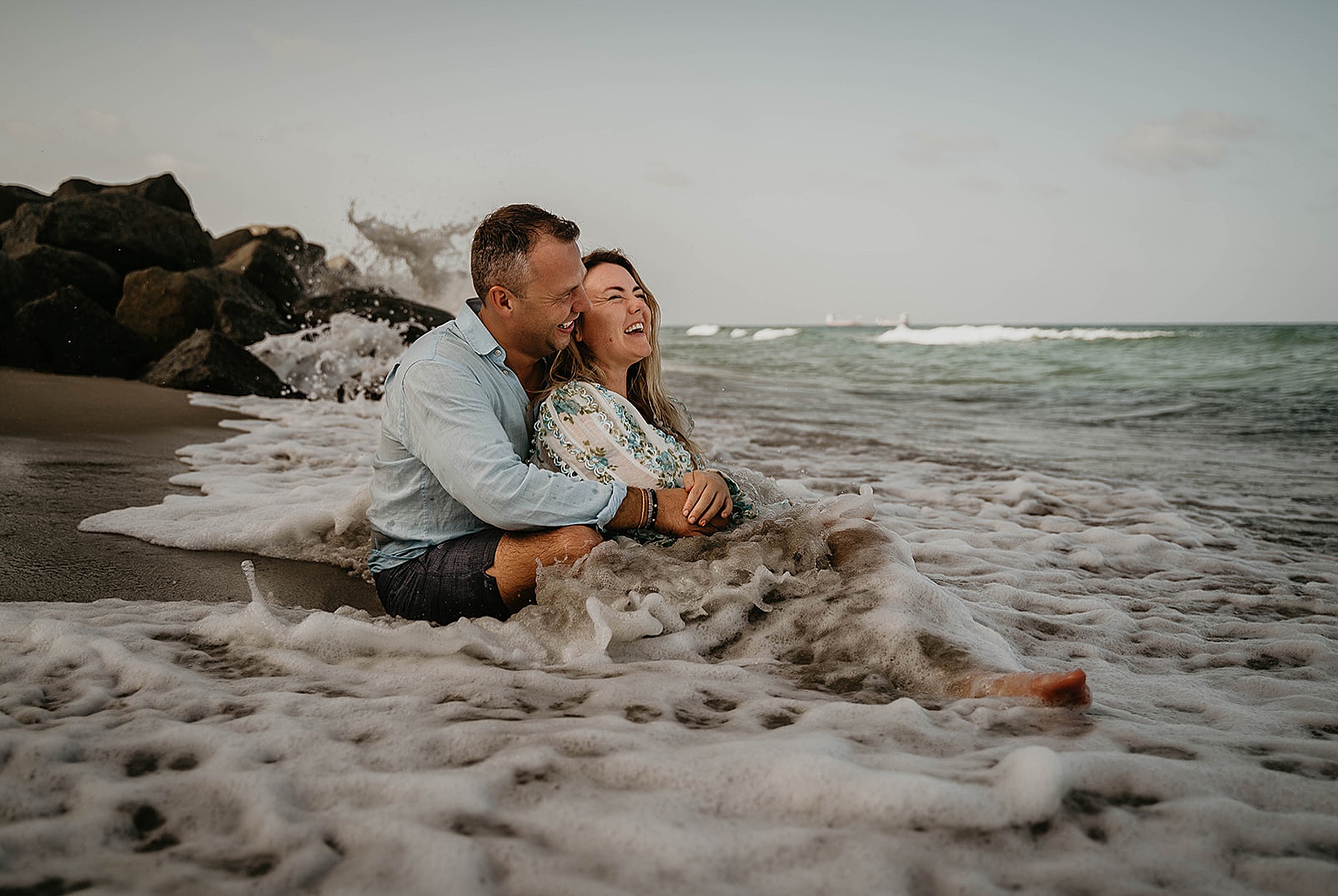 Steamy anniversary photos captured by South Florida couples photographer, Krystal Capone Photography