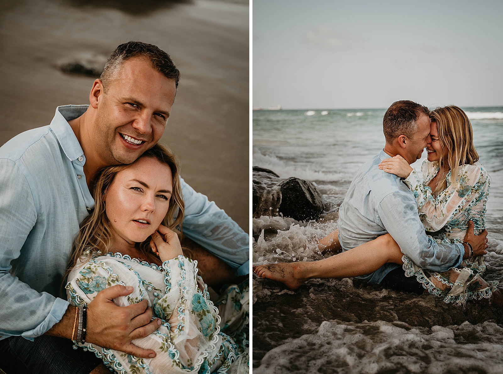 Steamy anniversary photos captured by South Florida couples photographer, Krystal Capone Photography