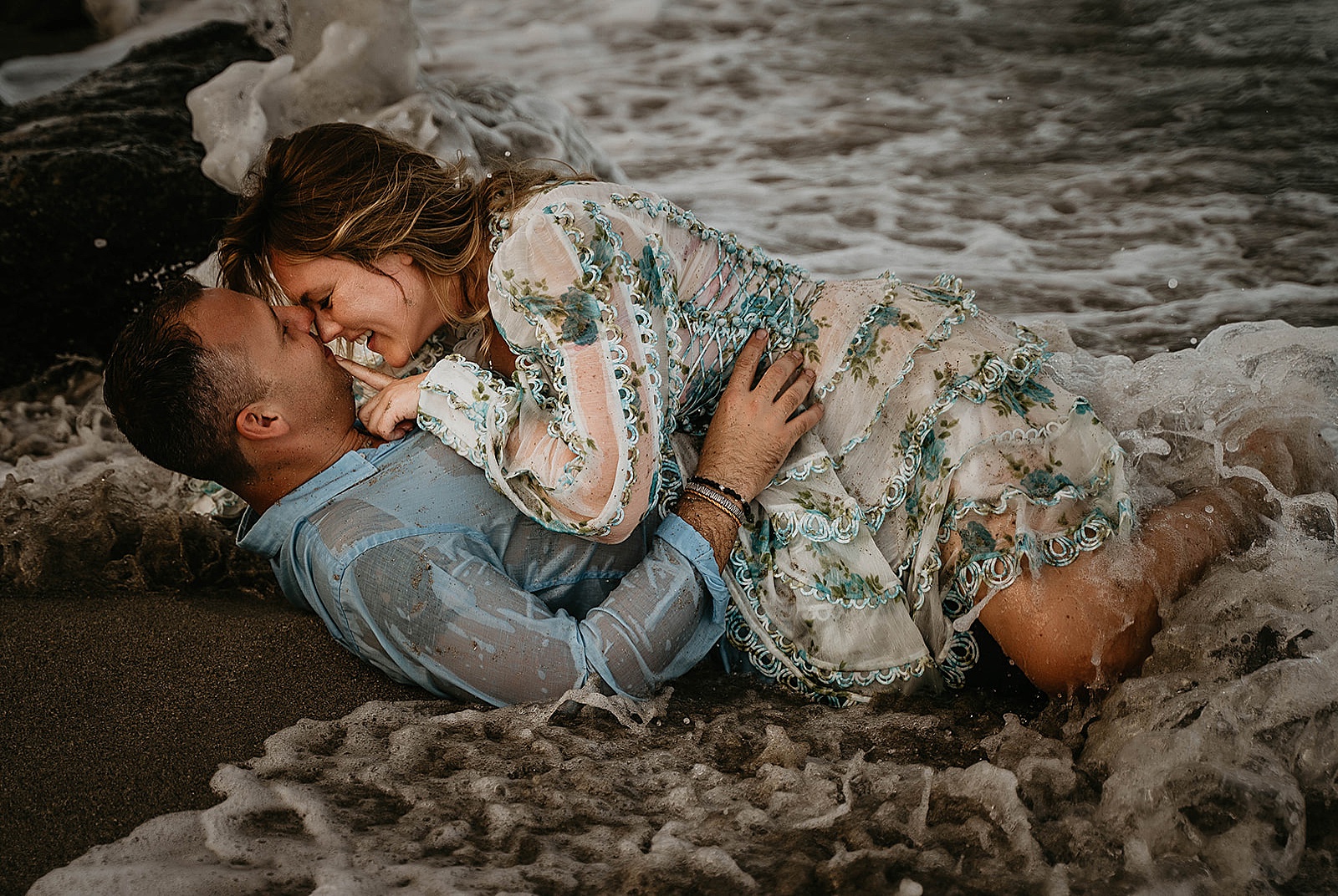 Steamy anniversary photos captured by South Florida couples photographer, Krystal Capone Photography