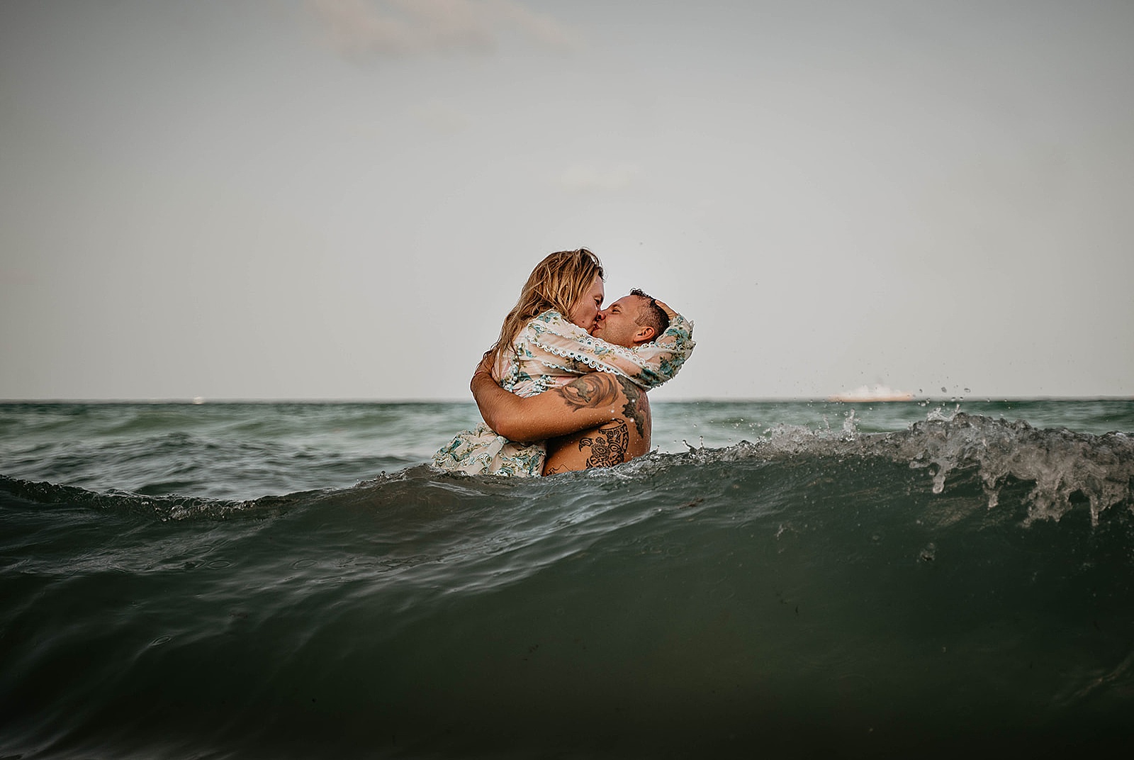 Steamy anniversary photos captured by South Florida couples photographer, Krystal Capone Photography