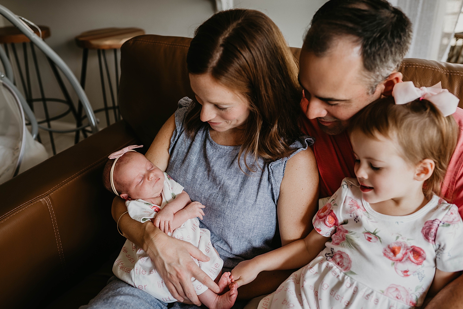 South Florida In Home Family Photos by Krystal Capone Photography