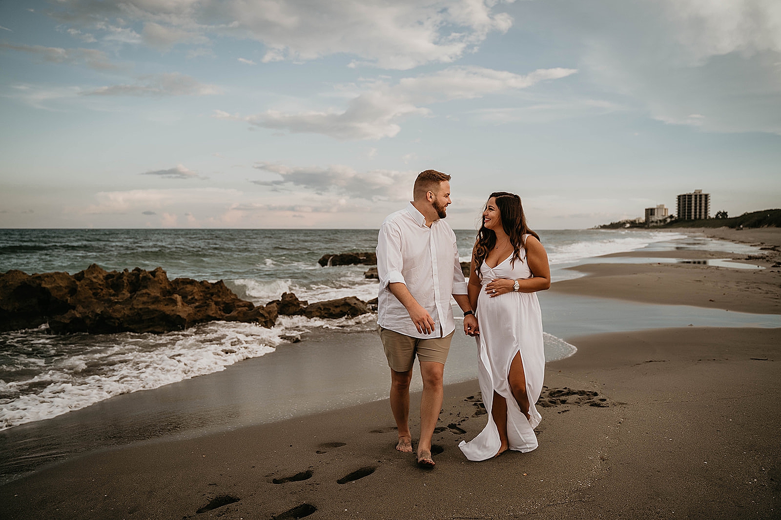 Stunning Palm Beach Maternity Photos captured by South Florida Maternity Photographer, Krystal Capone Photography