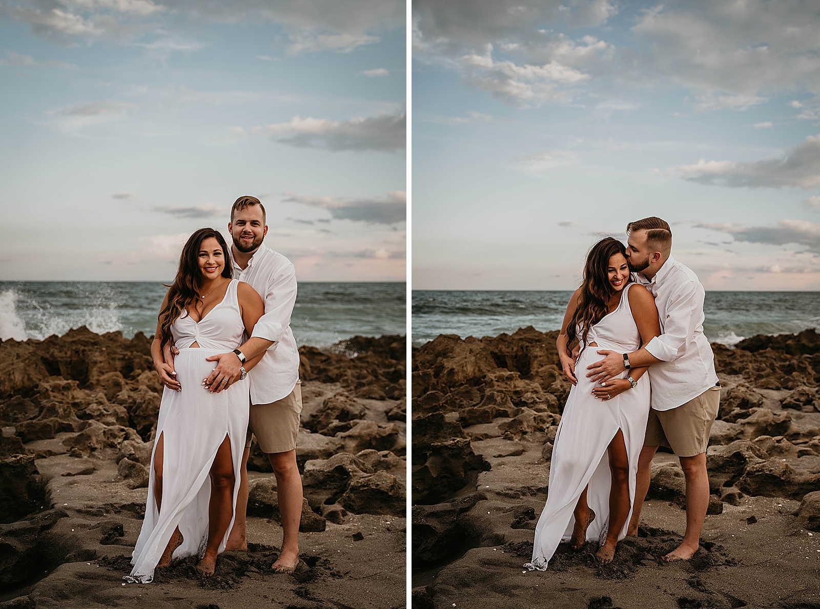 Stunning Palm Beach Maternity Photos captured by South Florida Maternity Photographer, Krystal Capone Photography