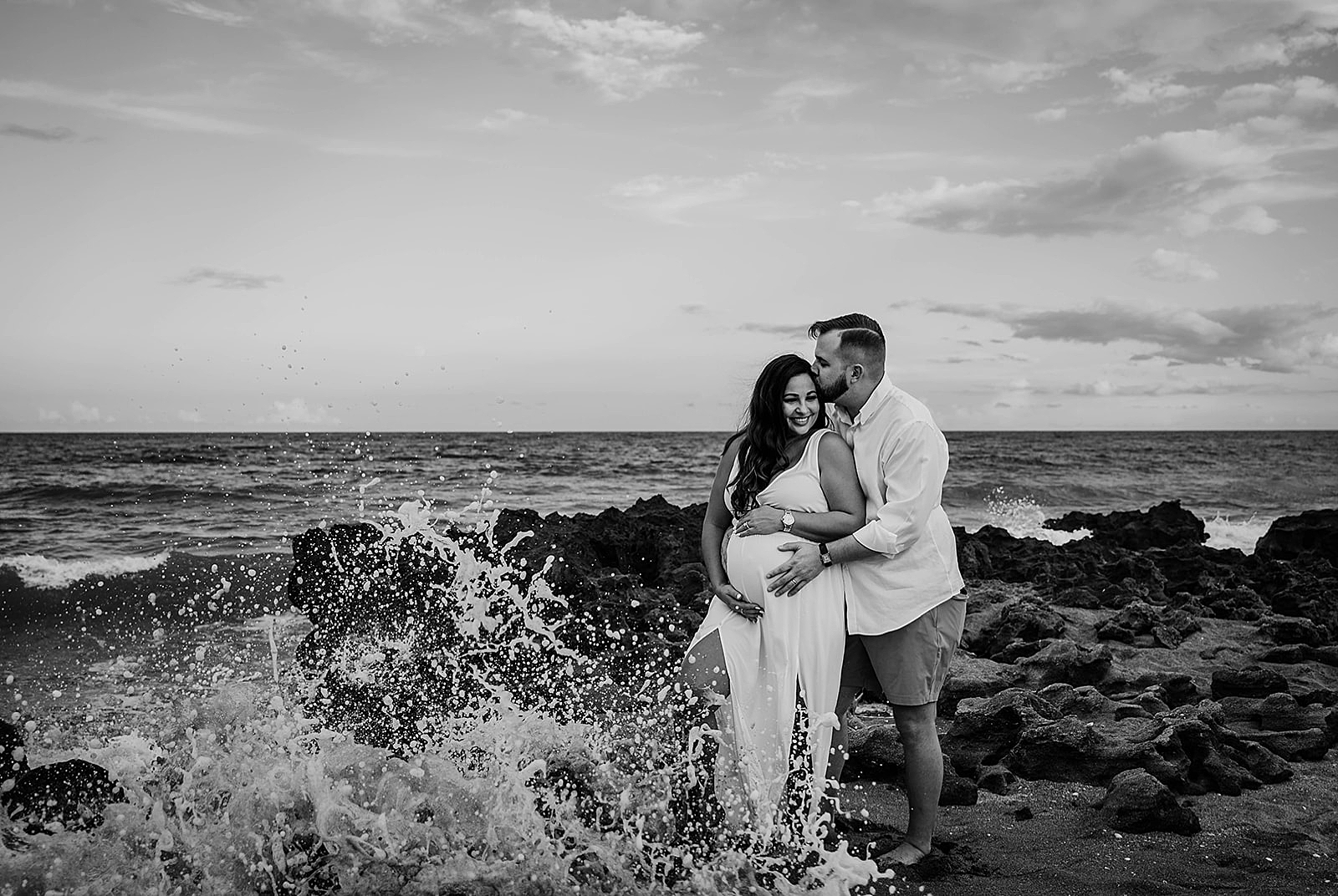 Stunning Palm Beach Maternity Photos captured by South Florida Maternity Photographer, Krystal Capone Photography