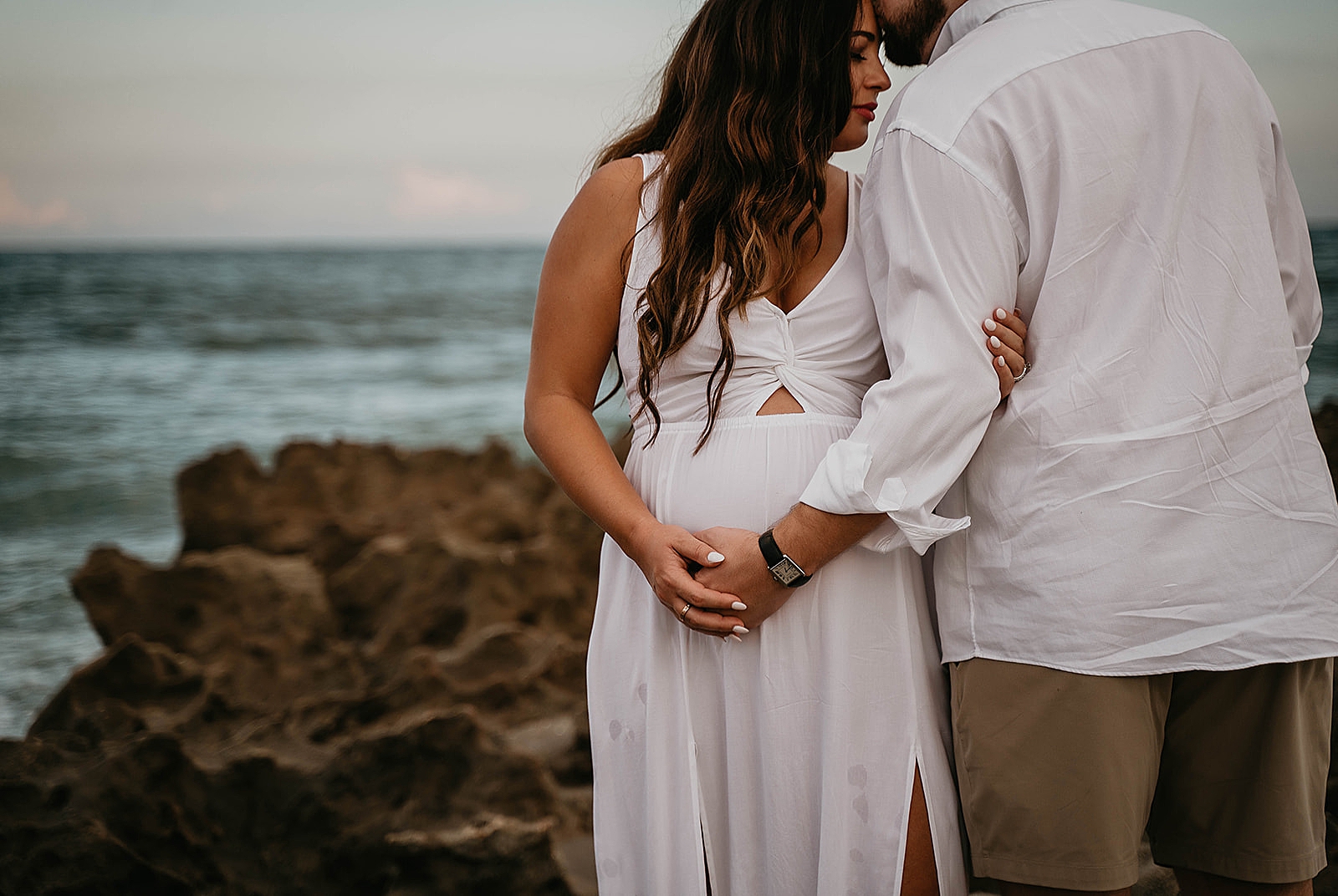 Stunning Palm Beach Maternity Photos captured by South Florida Maternity Photographer, Krystal Capone Photography