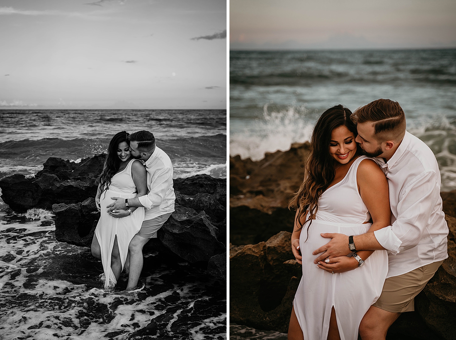 Stunning Palm Beach Maternity Photos captured by South Florida Maternity Photographer, Krystal Capone Photography