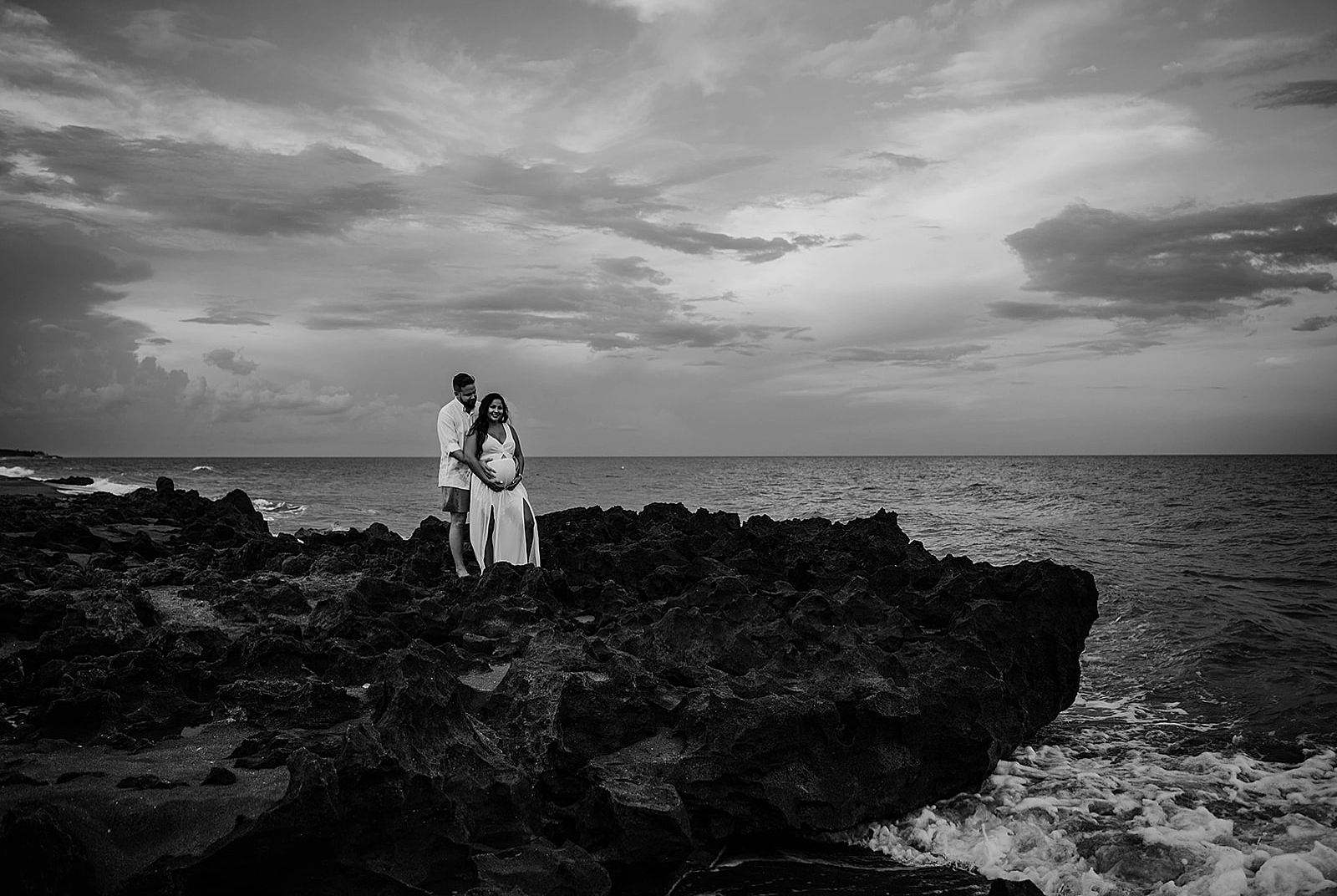 Stunning Palm Beach Maternity Photos captured by South Florida Maternity Photographer, Krystal Capone Photography