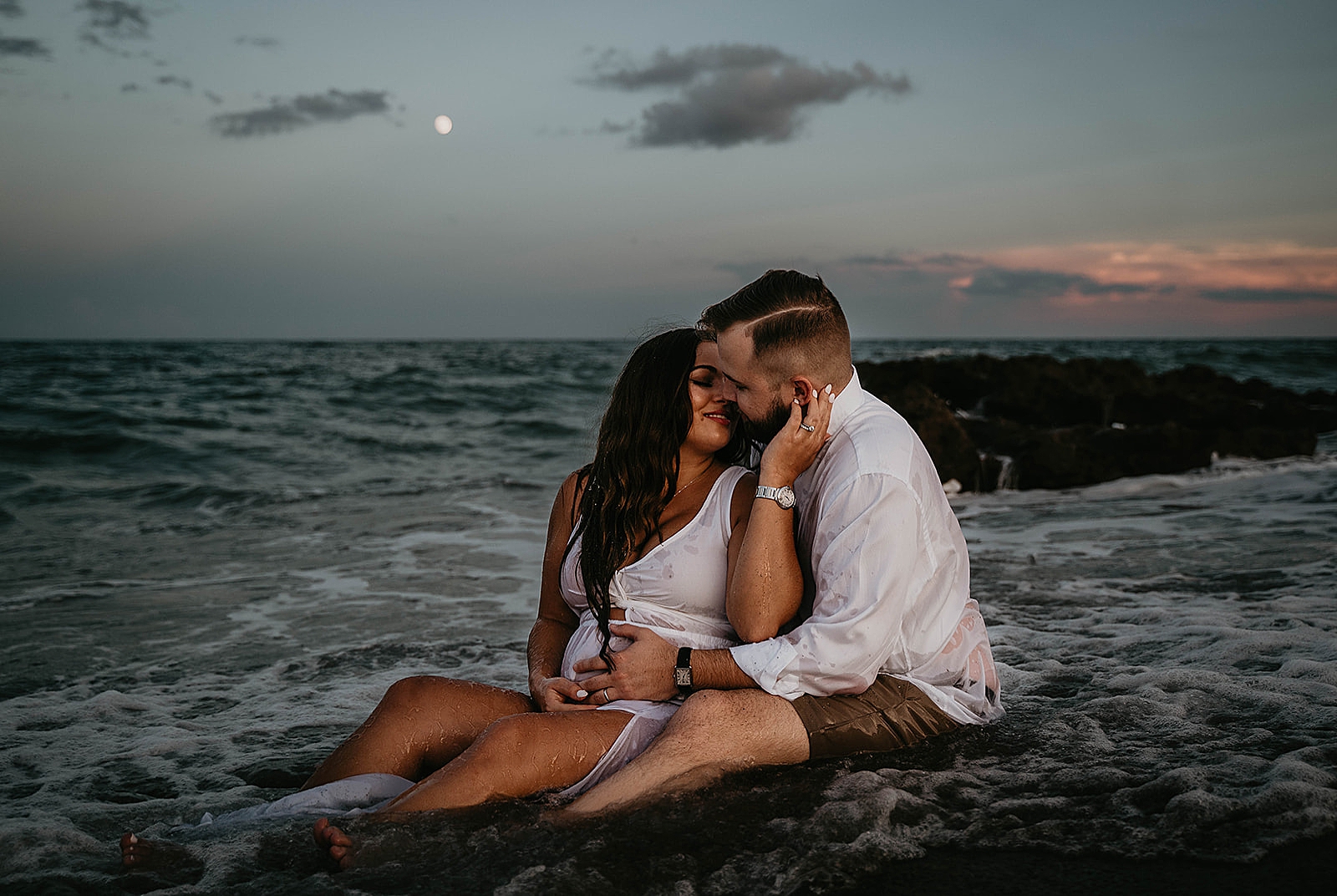 Stunning Palm Beach Maternity Photos captured by South Florida Maternity Photographer, Krystal Capone Photography