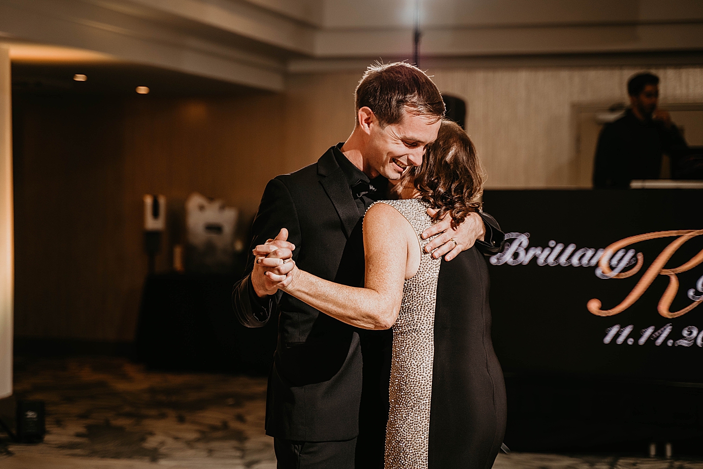 Mother and son dance Waterstone Resort and Marina Wedding captured by South Florida Wedding Photographer Krystal Capone Photography