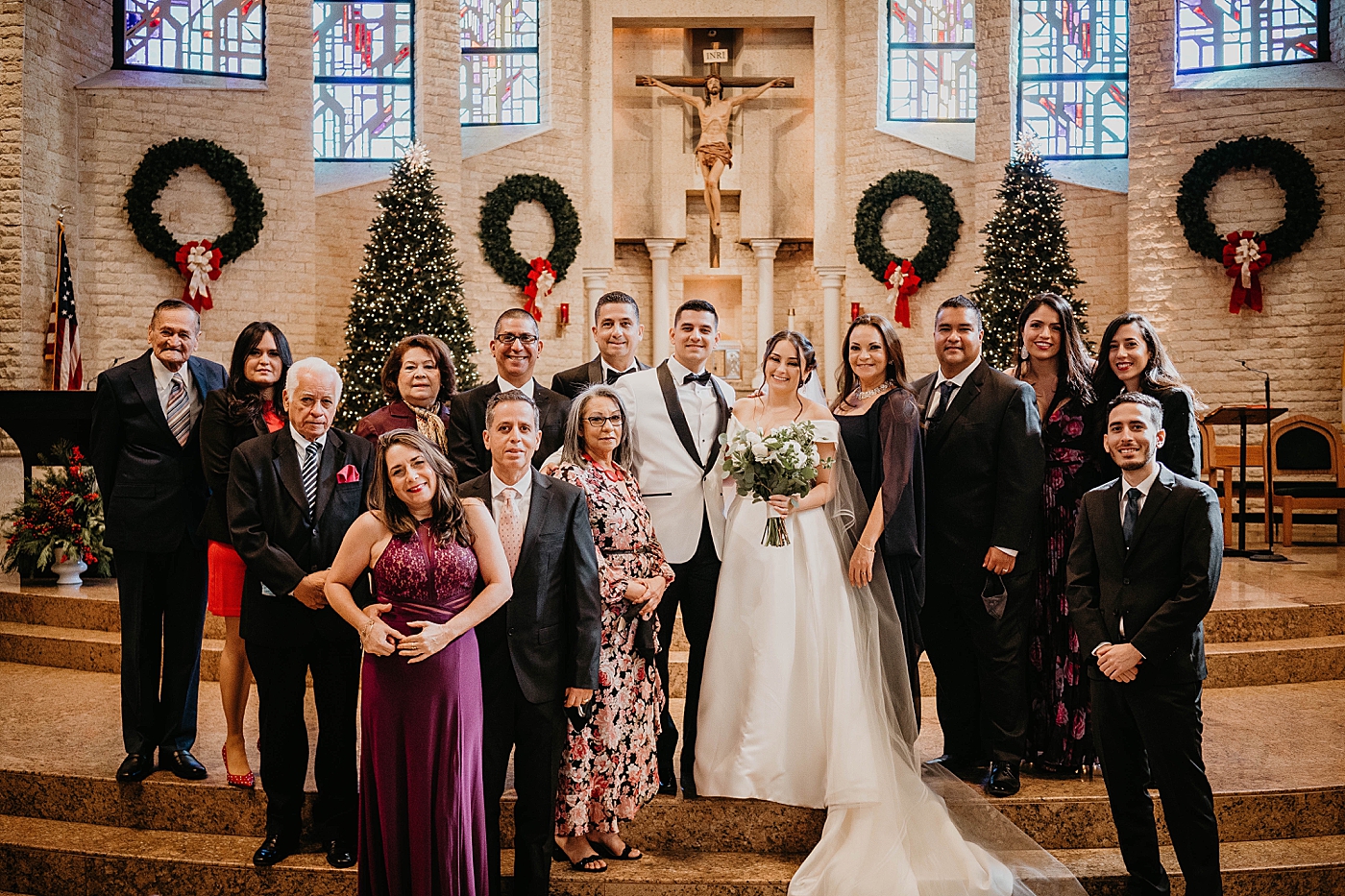 Family portrait Lavan Venue Wedding Photography captured by South Florida Wedding Photographer Krystal Capone Photography