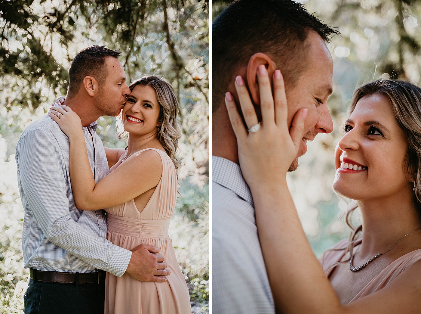 Couple holding each other Riverbend Park Engagement Photography captured by South Florida Engagement Photographer Krystal Capone Photography