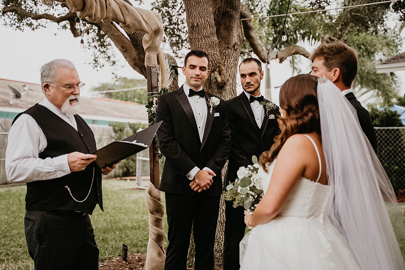 Closeup of homily Intimate South Florida Wedding Photography captured by Wedding Photographer Krystal Capone Photography