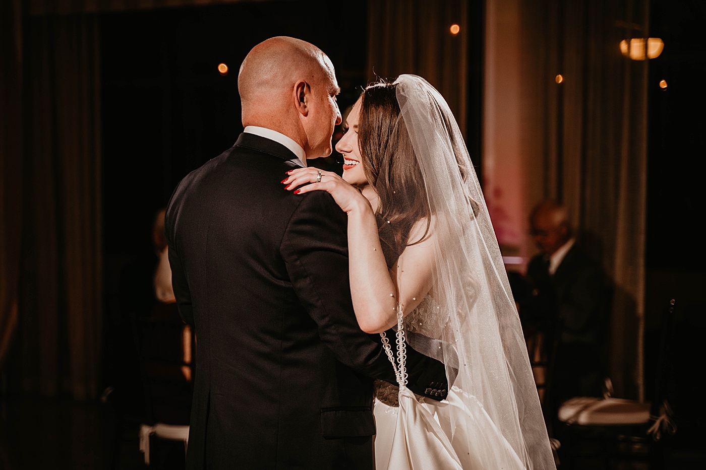 Father daughter dance Reception Breakers West Wedding Photography captured by South Florida Wedding Photographer Krystal Capone Photography 